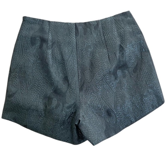 Darling Black Metallic Jacquard Shorts - Size XS - Picture 3 of 6